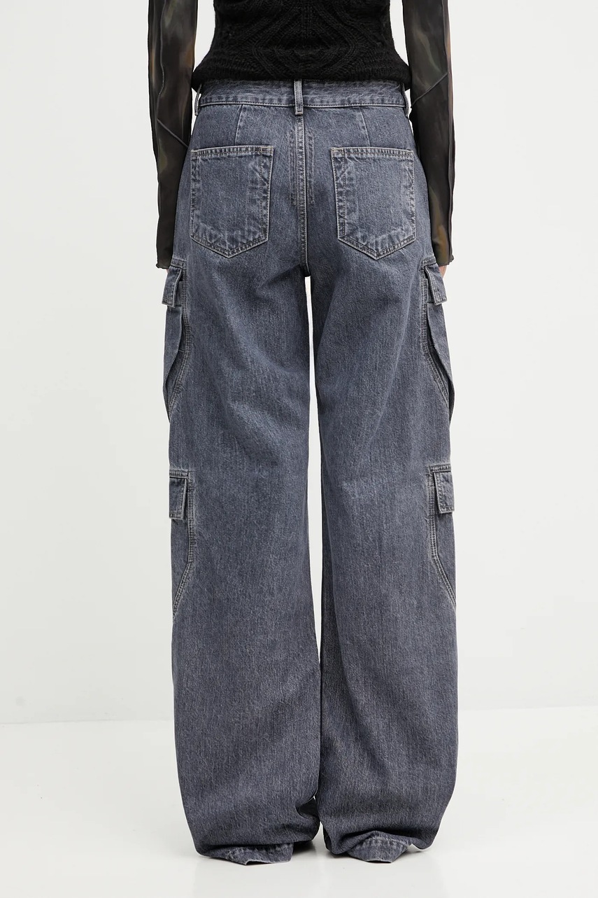 Rick Owens DRKSHDW jeansy bawełniane Double Cargo (zdjęcie 3)