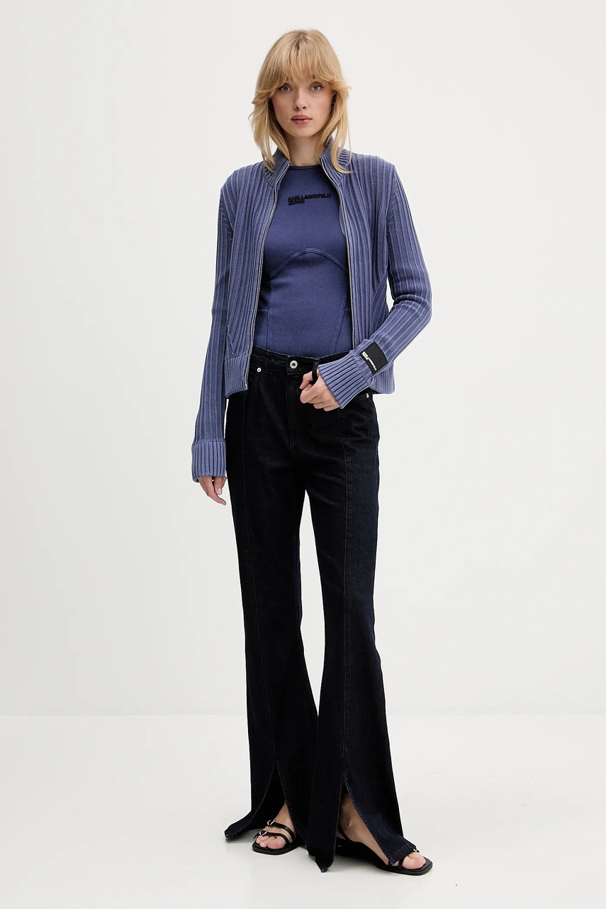 Джинсы Karl Lagerfeld Jeans высокая посадка A4W10023