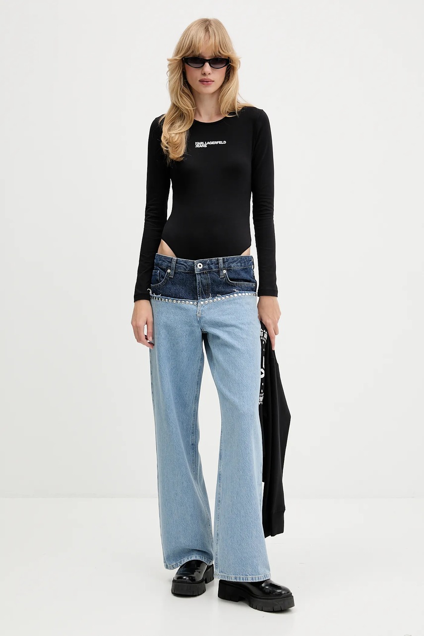 Джинсы Karl Lagerfeld Jeans средняя посадка A4W10046