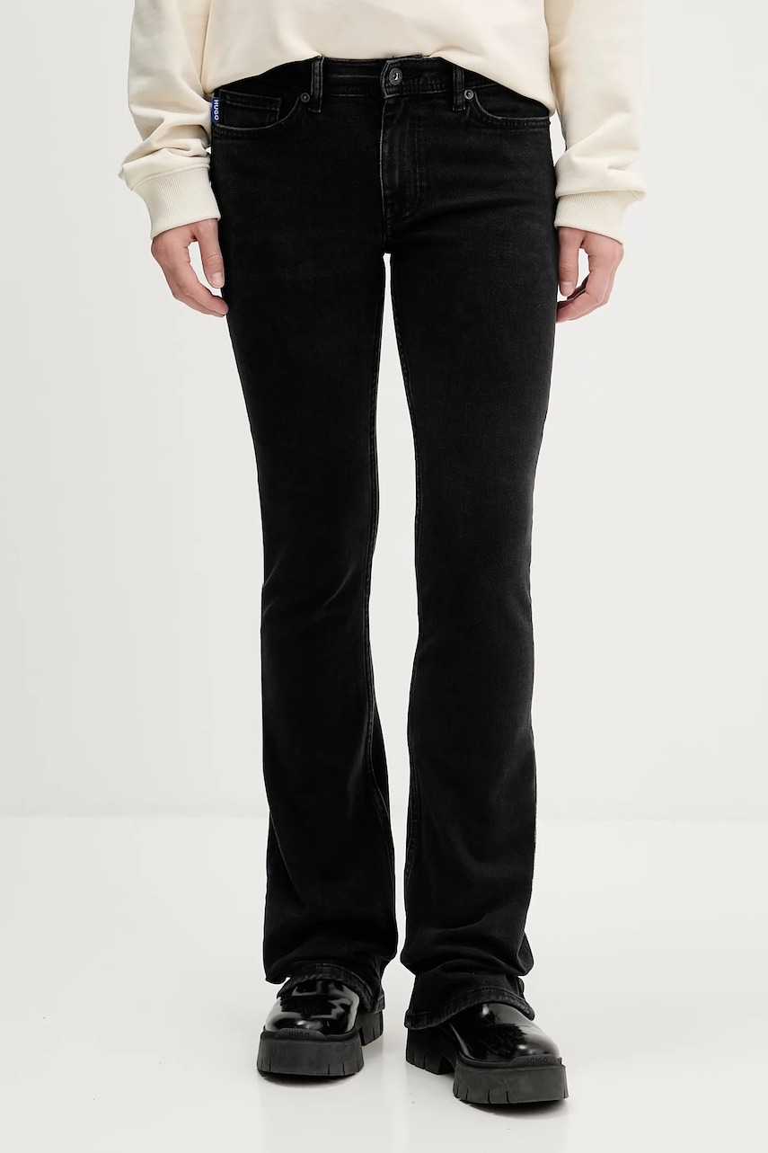 Levně Džíny Hugo Blue dámské, medium waist, 50546332