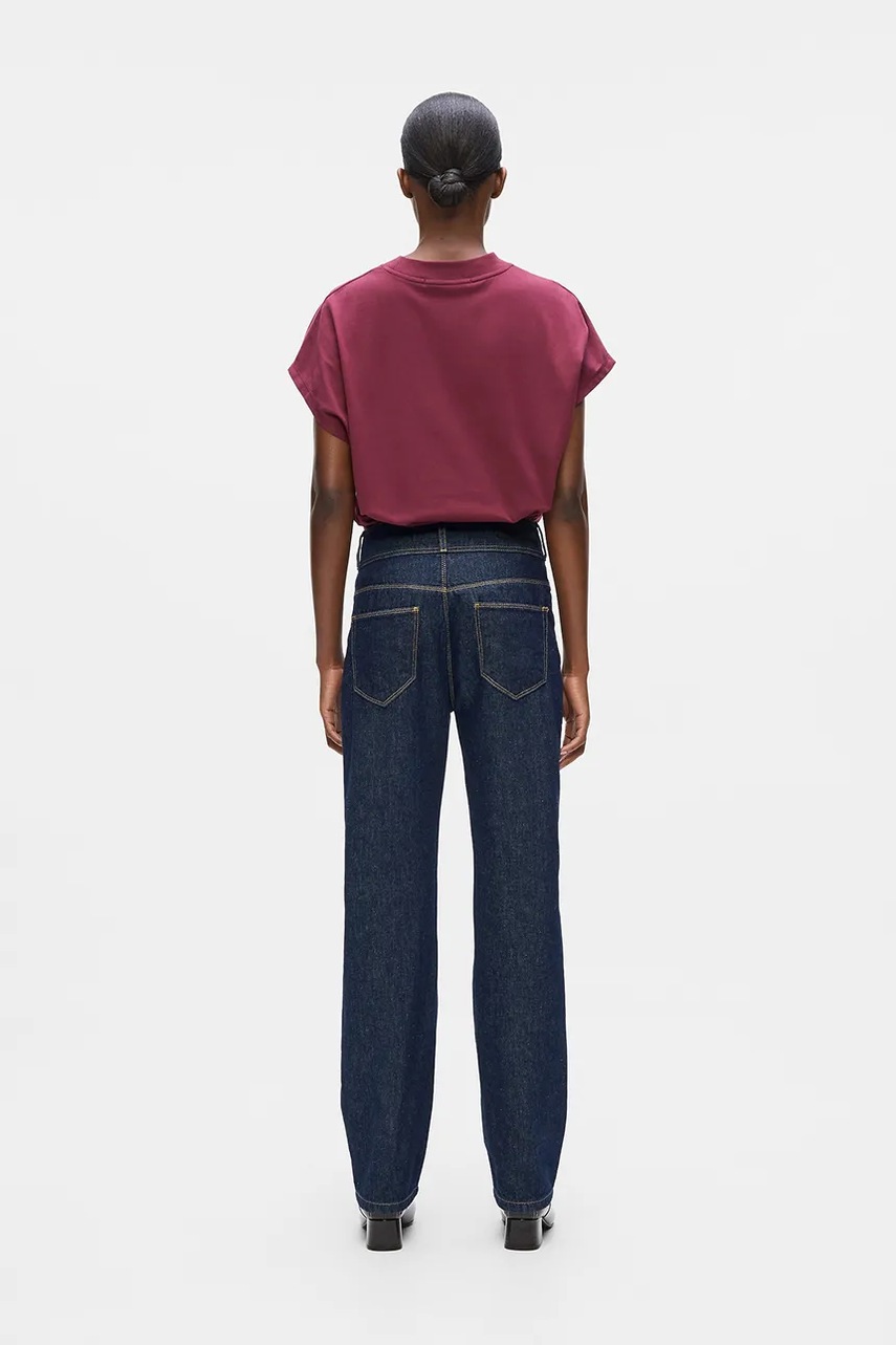 Хлопковые джинсы Karl Lagerfeld цвет синий A4W10093