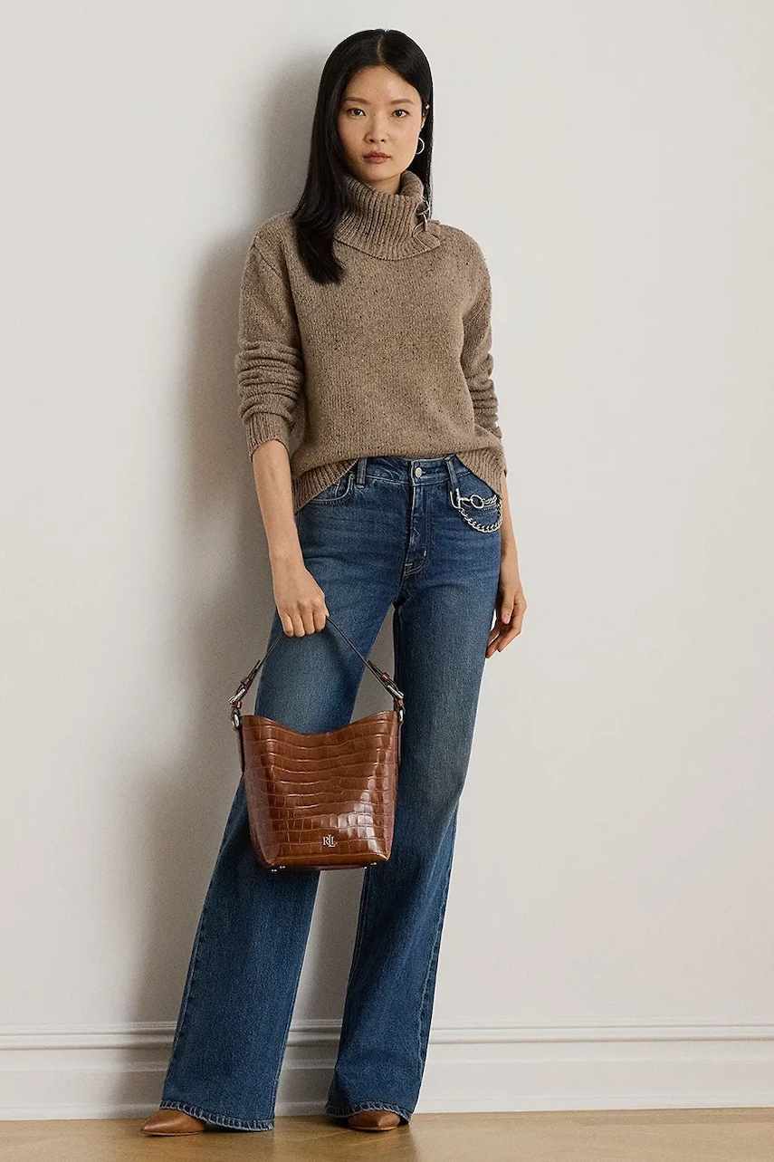 Levně Džíny Lauren Ralph Lauren dámské, high waist, 200979970