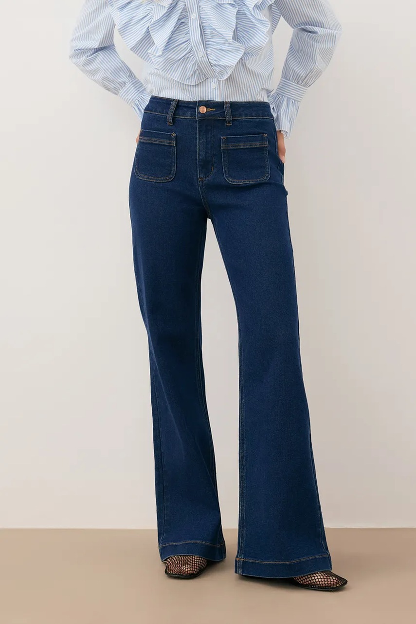 Джинсы Bizuu DELPHI DELPHI GRANATOWY