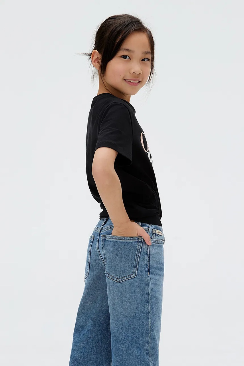 Dětské rifle Calvin Klein Jeans HR WIDE LEG (obrázek 6)