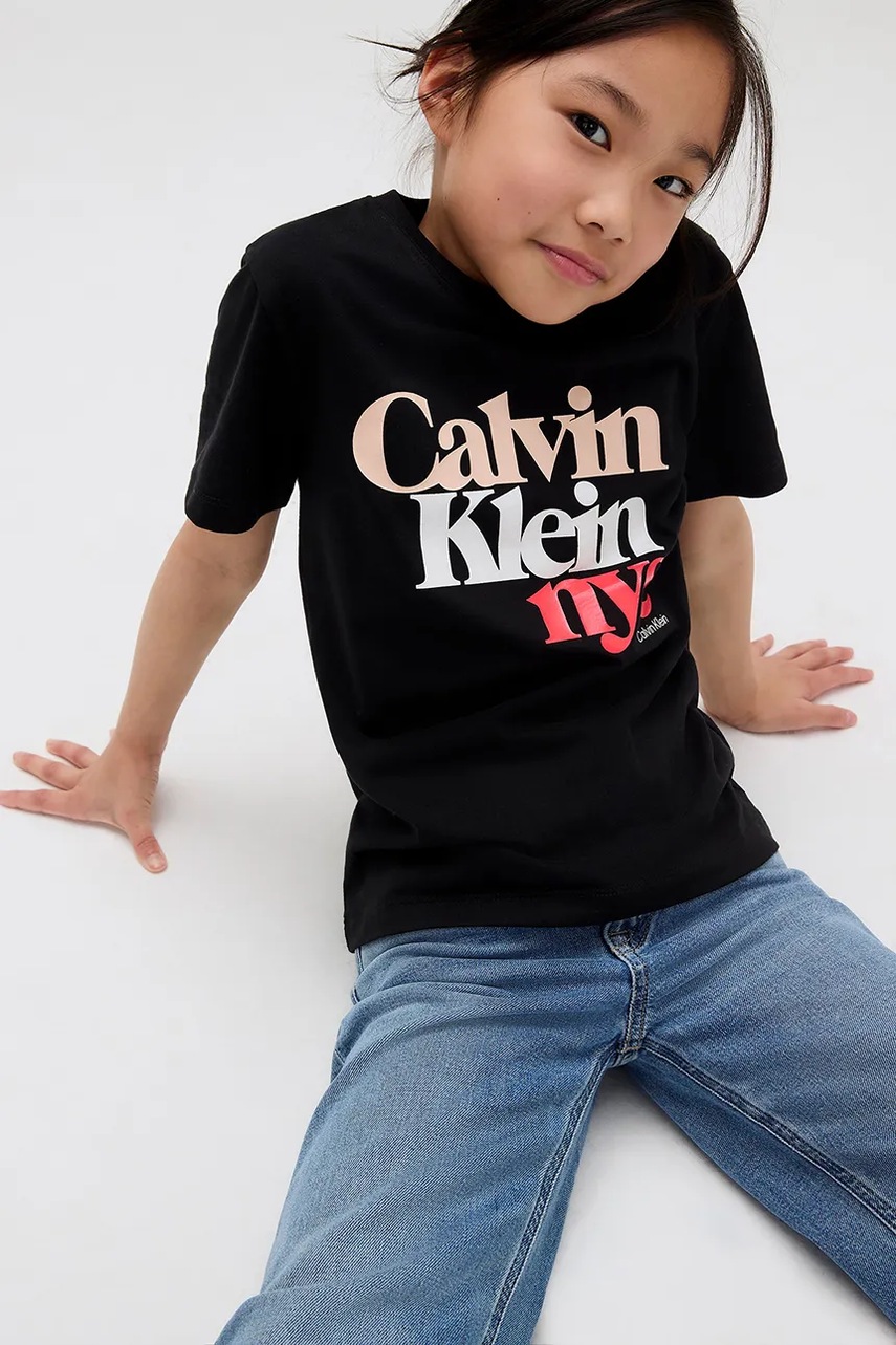 Dětské rifle Calvin Klein Jeans HR WIDE LEG (obrázek 8)