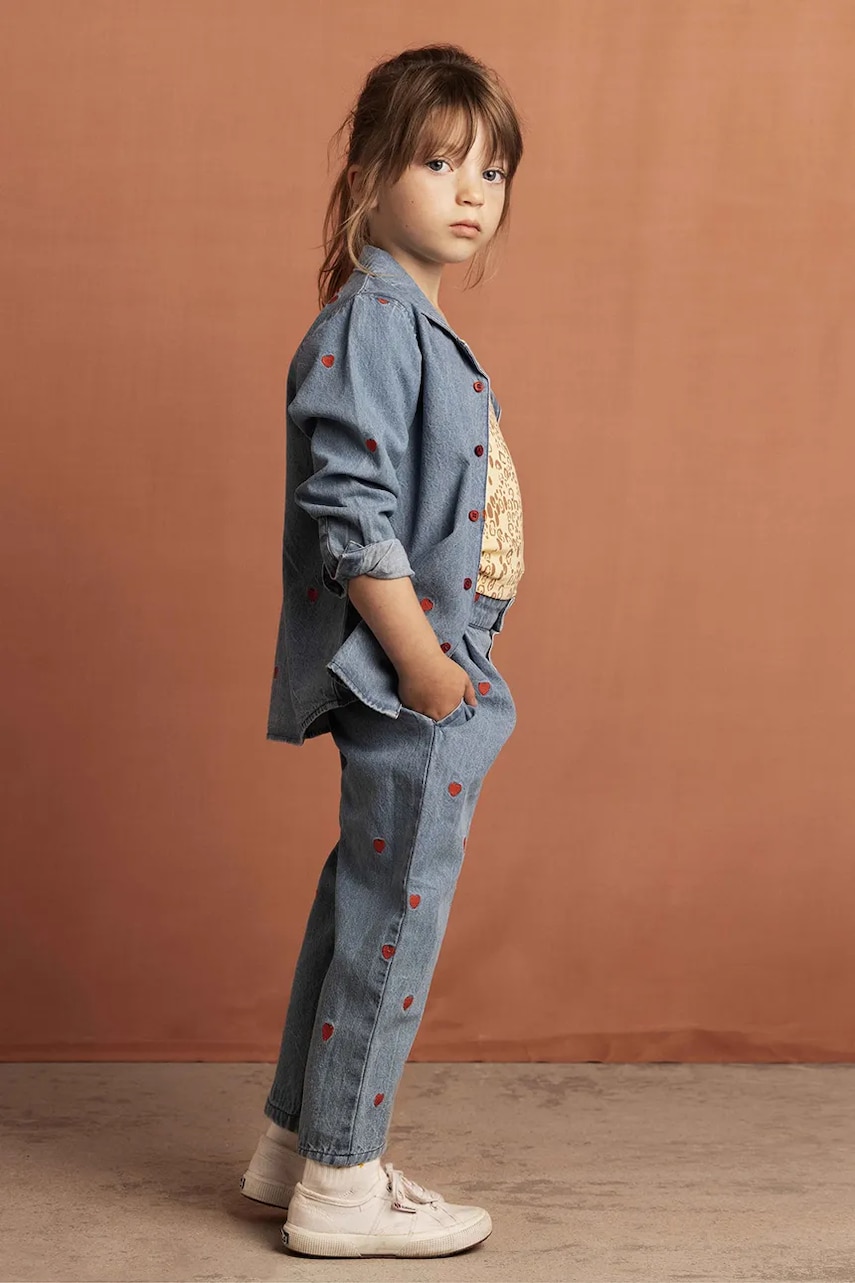 Mini Rodini jeans copii Mini hearts 2563011760