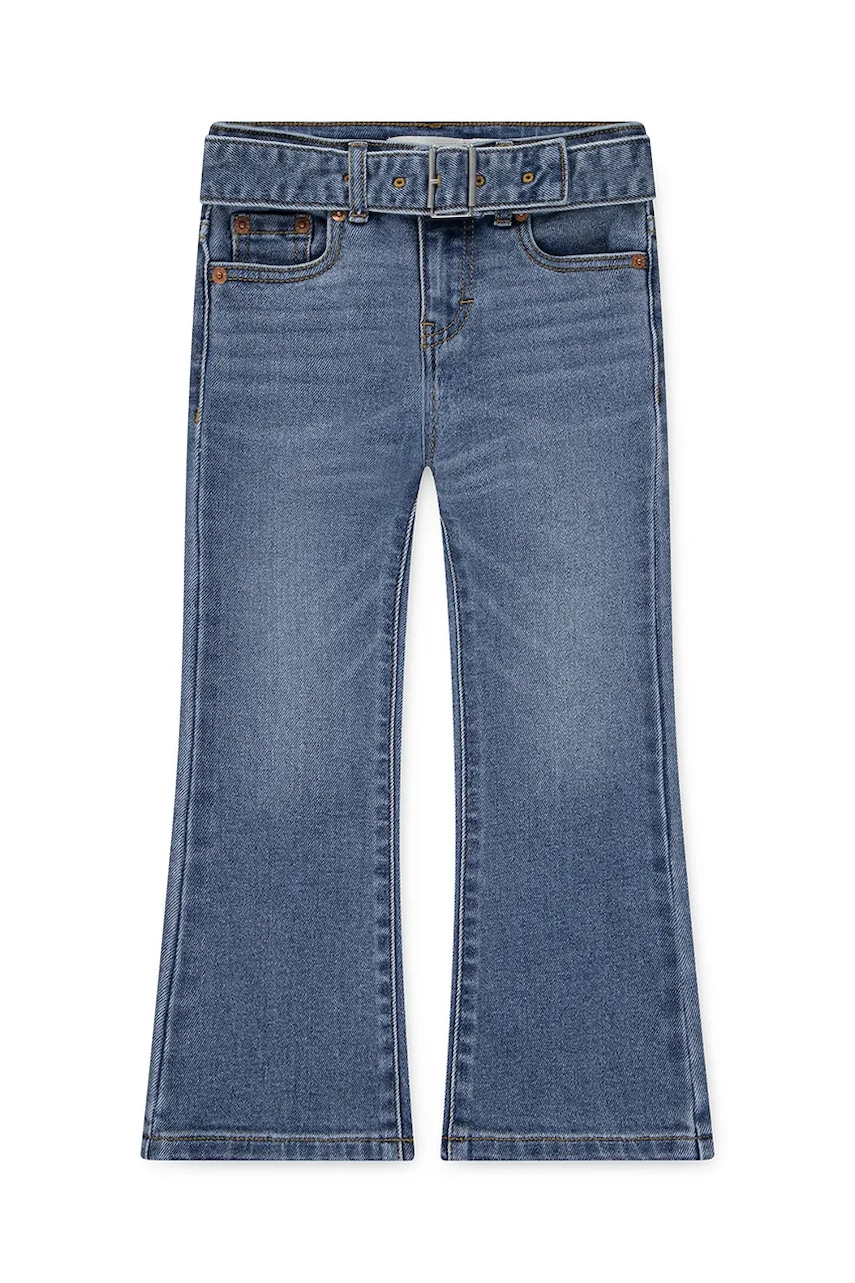 Levi\'s jeans copii REGULAR RISE FLARE W/BELT 4EN399 - 0 | YEO