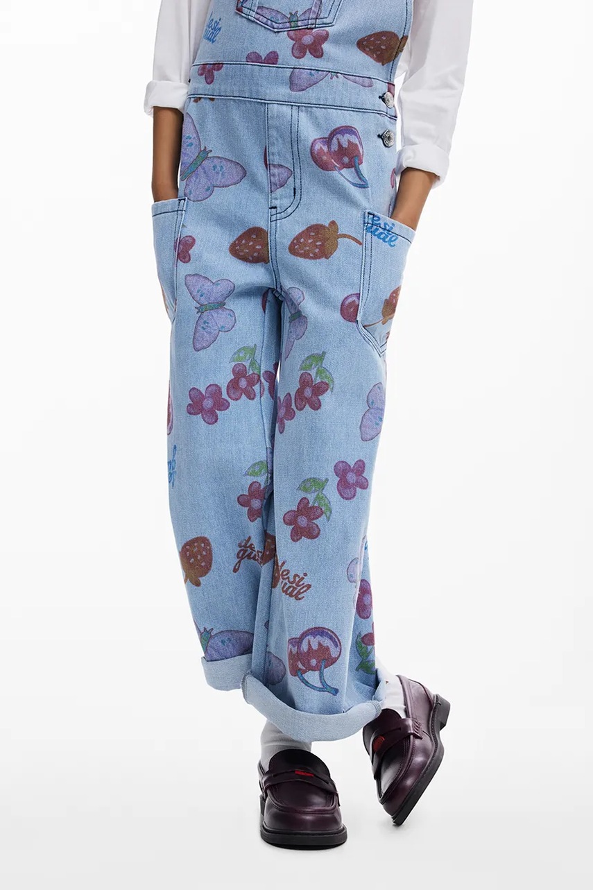 Dětské džínové lacláče Desigual (obrázek 6)