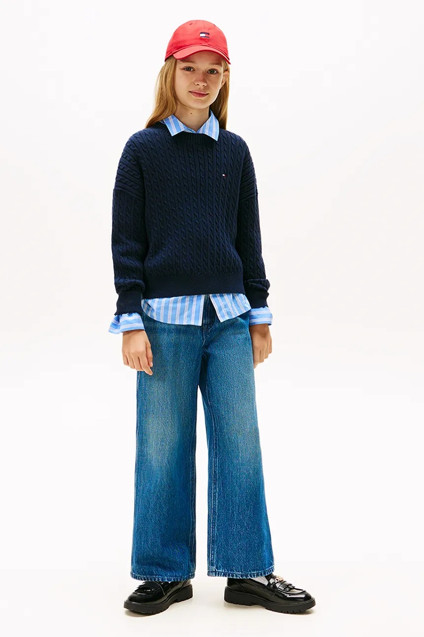 

Детски дънки Tommy Hilfiger MABEL KG0KG08767, Син