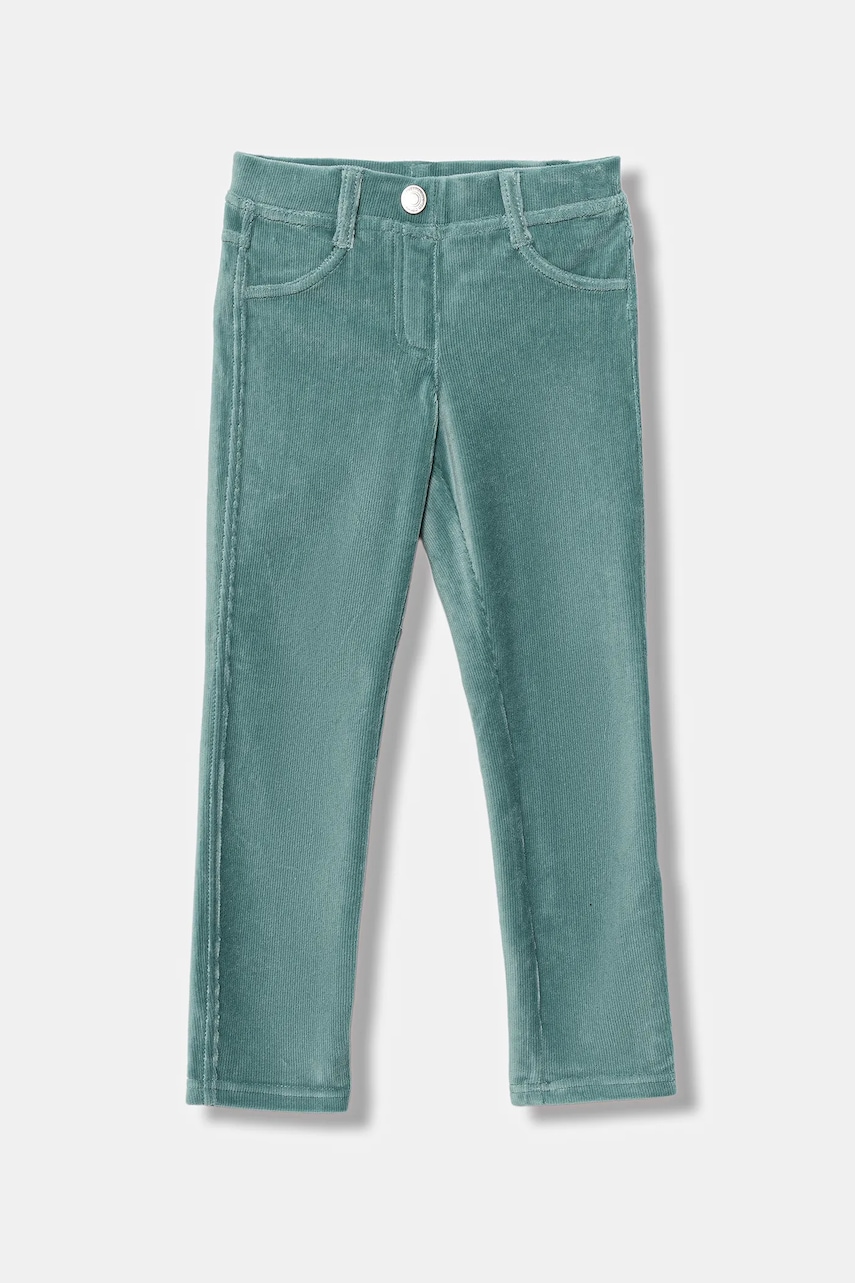 United Colors of Benetton jeans culoarea turcoaz, uni, 4DZBCE00R