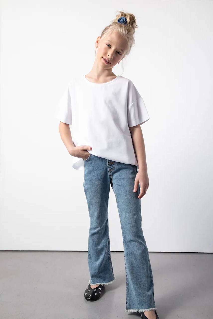Levně Dětské rifle Coccodrillo JEANS COLLECTION GIRL