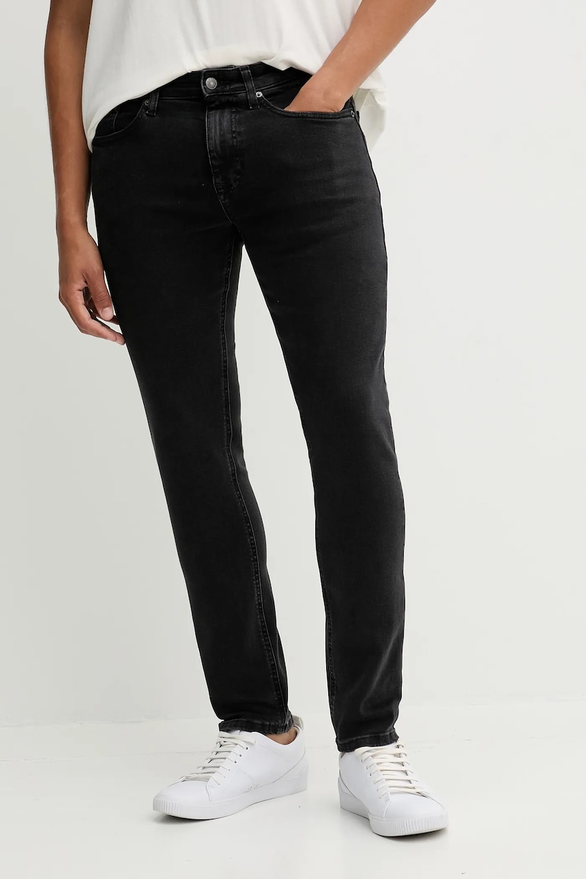 Tommy Jeans jeans culoarea negru, DM0DM21232