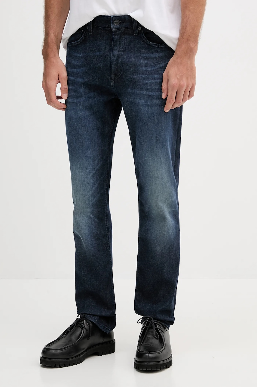 BOSS Orange jeans culoarea bleumarin, 50544642