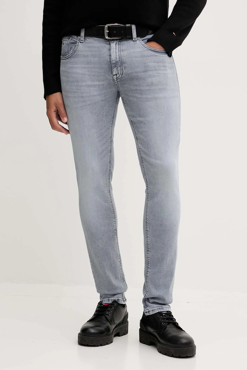 Tommy Jeans blugi culoarea gri, DM0DM22454