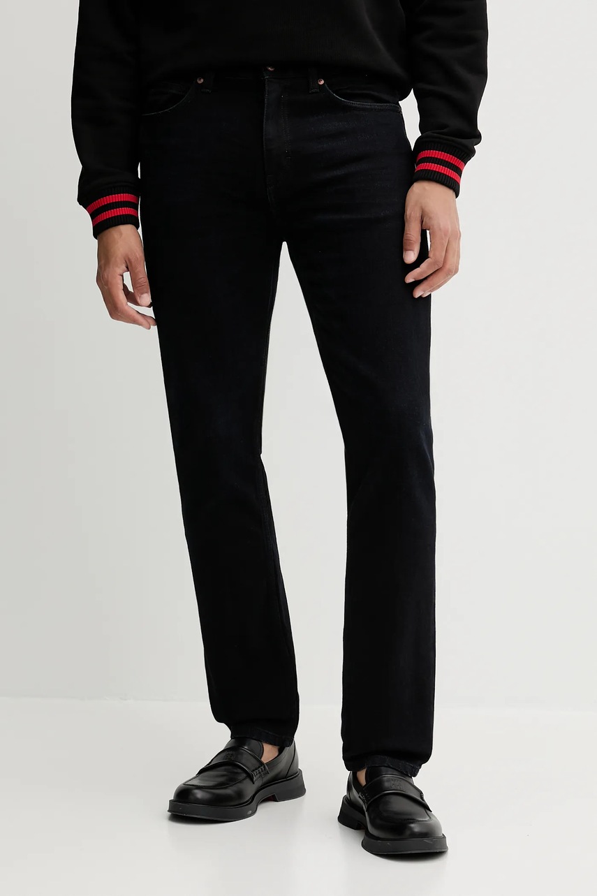 HUGO jeans culoarea bleumarin, 50542677