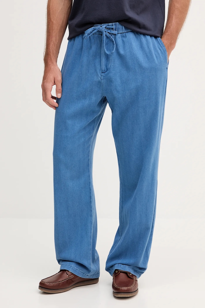 Frescobol Carioca pantaloni de bumbac culoarea violet, drept, 2606.855