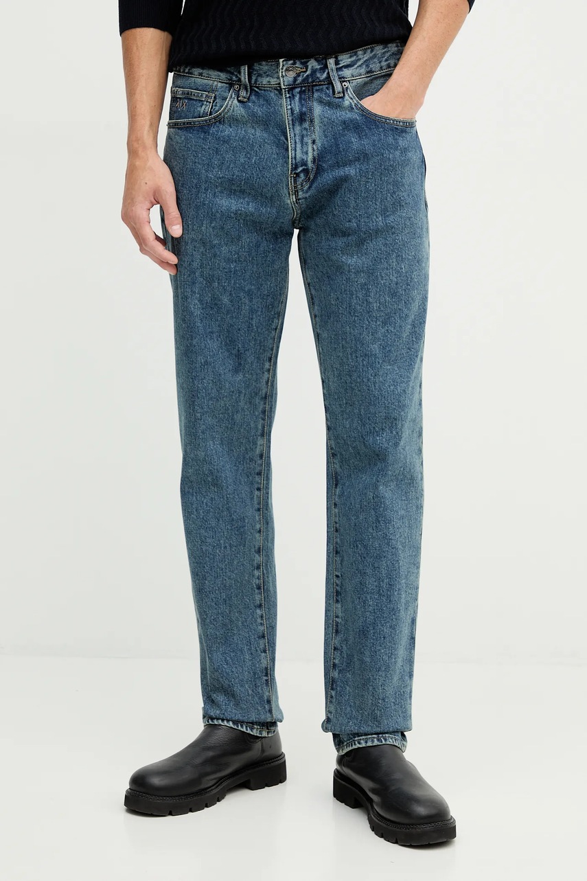 Levně Džíny Armani Exchange pánské, tmavomodrá barva, XM000049 AF14870