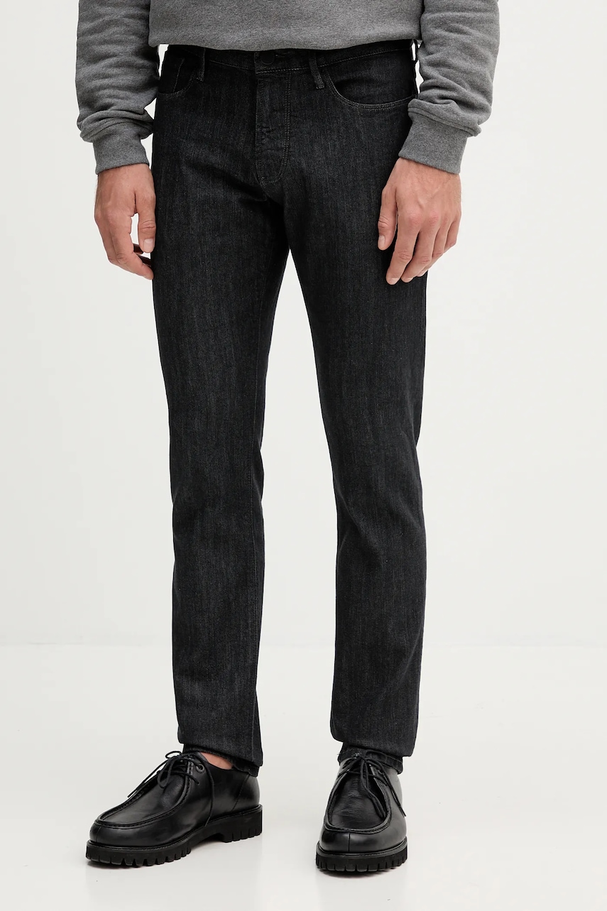 Emporio Armani jeans culoarea negru, EM000121 AF14116