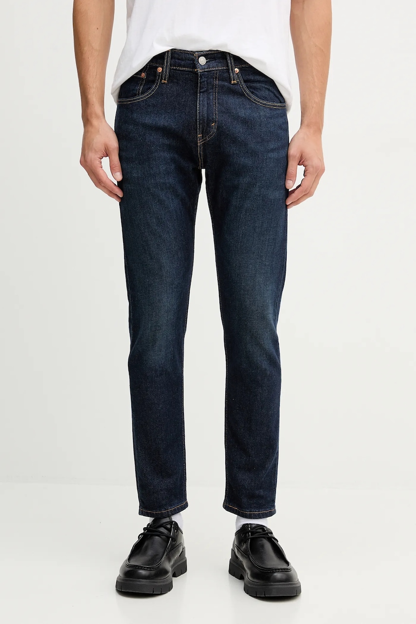 Levně Džíny Levi's 512™ SLIM TAPER pánské, tmavomodrá barva, 28833.1317