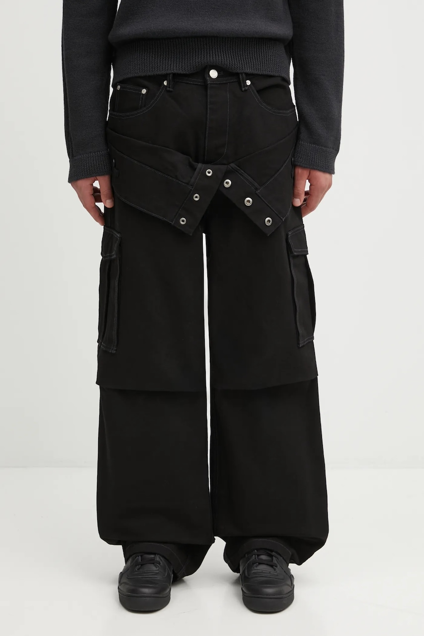 Andersson Bell  jeansy Double Waist Work Wide-Leg