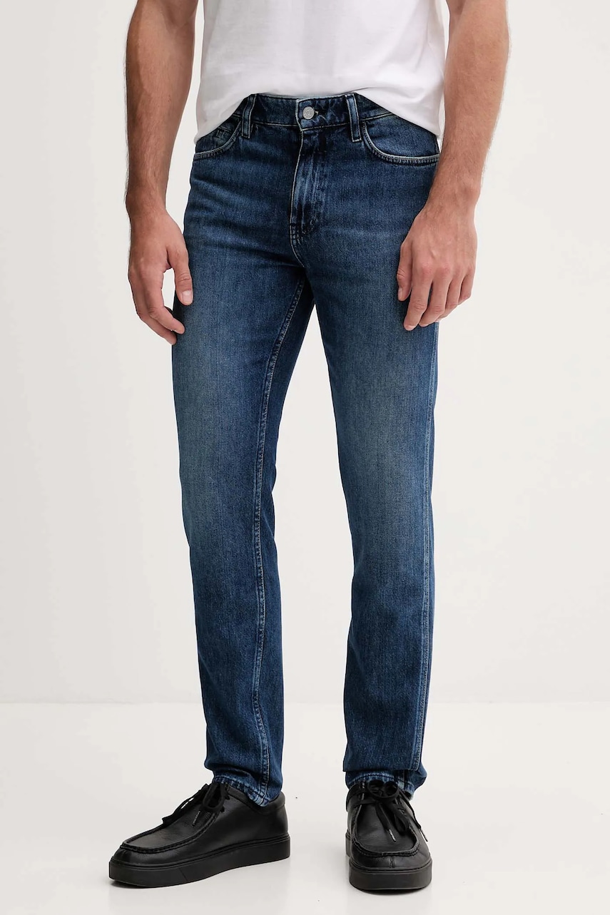 BOSS jeans culoarea bleumarin, 50552955