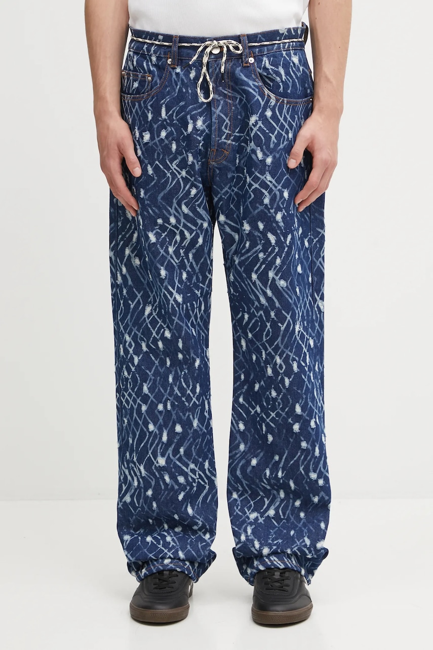 Aries jeansy Laser Chain Mail Batten