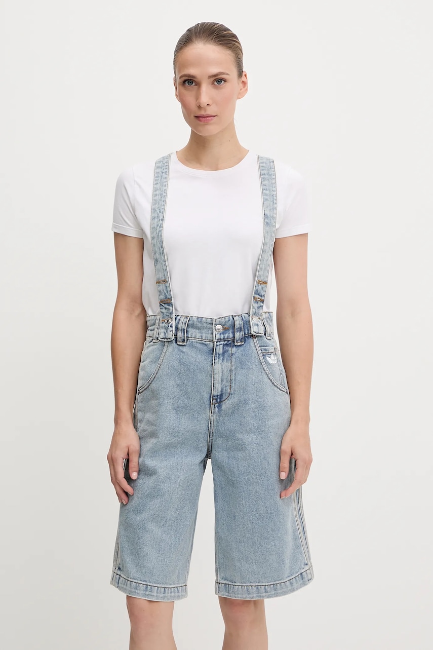 adidas Originals salopete din denim Pride x Jeremy Scott JY2022