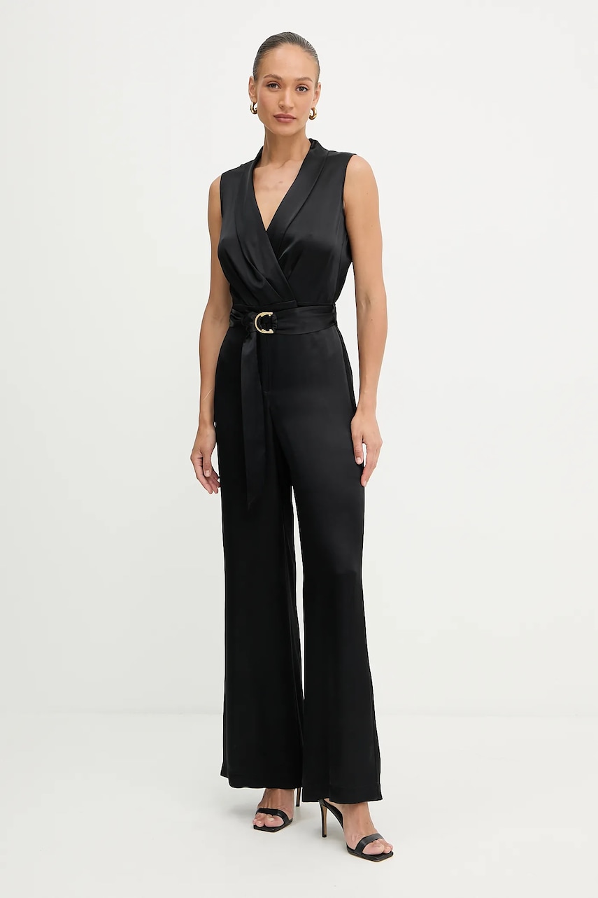 Комбинезон Marciano Guess IVA цвет чёрный острое декольте 5YGD24 7350A Комбинезон Marciano Guess IVA цвет чёрный острое декольте 5YGD24 7350A