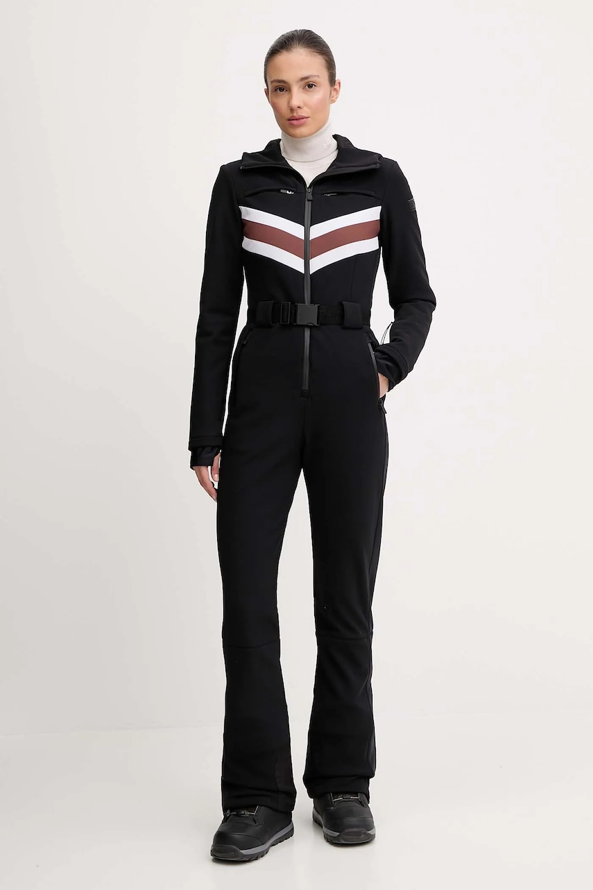 MC2 Saint Barth costum de ski culoarea negru, GRM0001