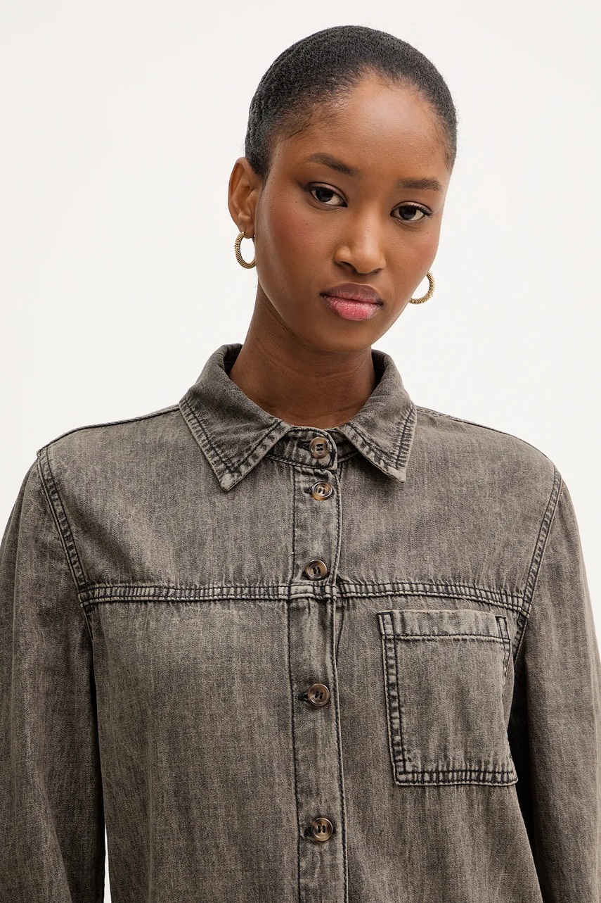 Ολόσωμη φόρμα τζιν Haveone χρώμα: γκρι, YGZ-P009 φωτογραφία