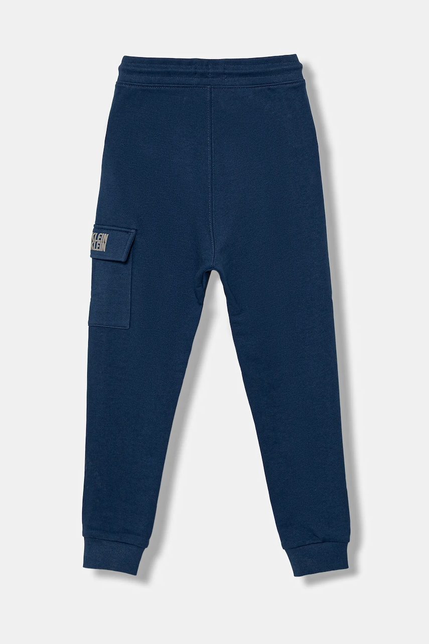 Детские хлопковые штаны Calvin Klein Jeans TERRY однотонные IB0IB02522 Детские хлопковые штаны Calvin Klein Jeans TERRY однотонные IB0IB02522