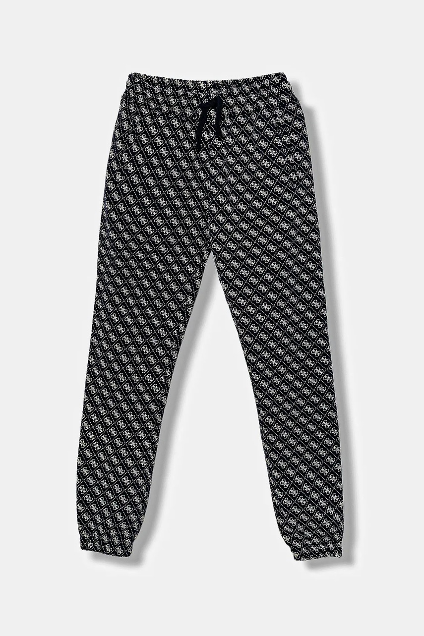 Levně Dětské bavlněné tepláky Guess tmavomodrá barva, L5YQ15 KA6R4