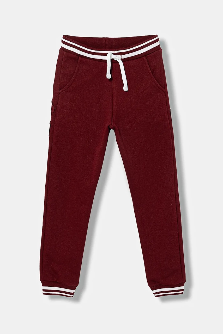 Levně Dětské tepláky Guess vínová barva, N5YQ17 K0170