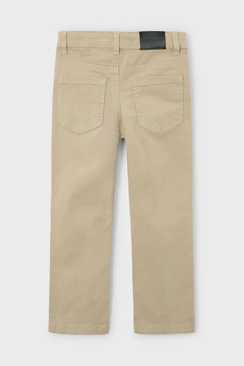 Брюки Mayoral slim fit basic цвет бежевый 517 Брюки Mayoral slim fit basic цвет бежевый 517