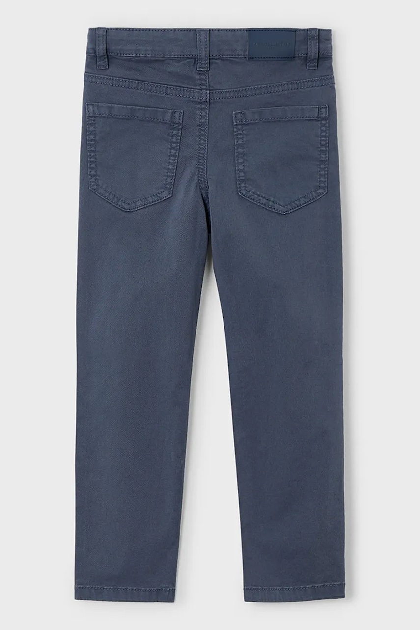 Брюки Mayoral slim fit basic цвет синий 517 Брюки Mayoral slim fit basic цвет синий 517
