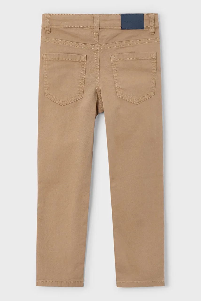Брюки Mayoral slim fit basic цвет коричневый 517 Брюки Mayoral slim fit basic цвет коричневый 517