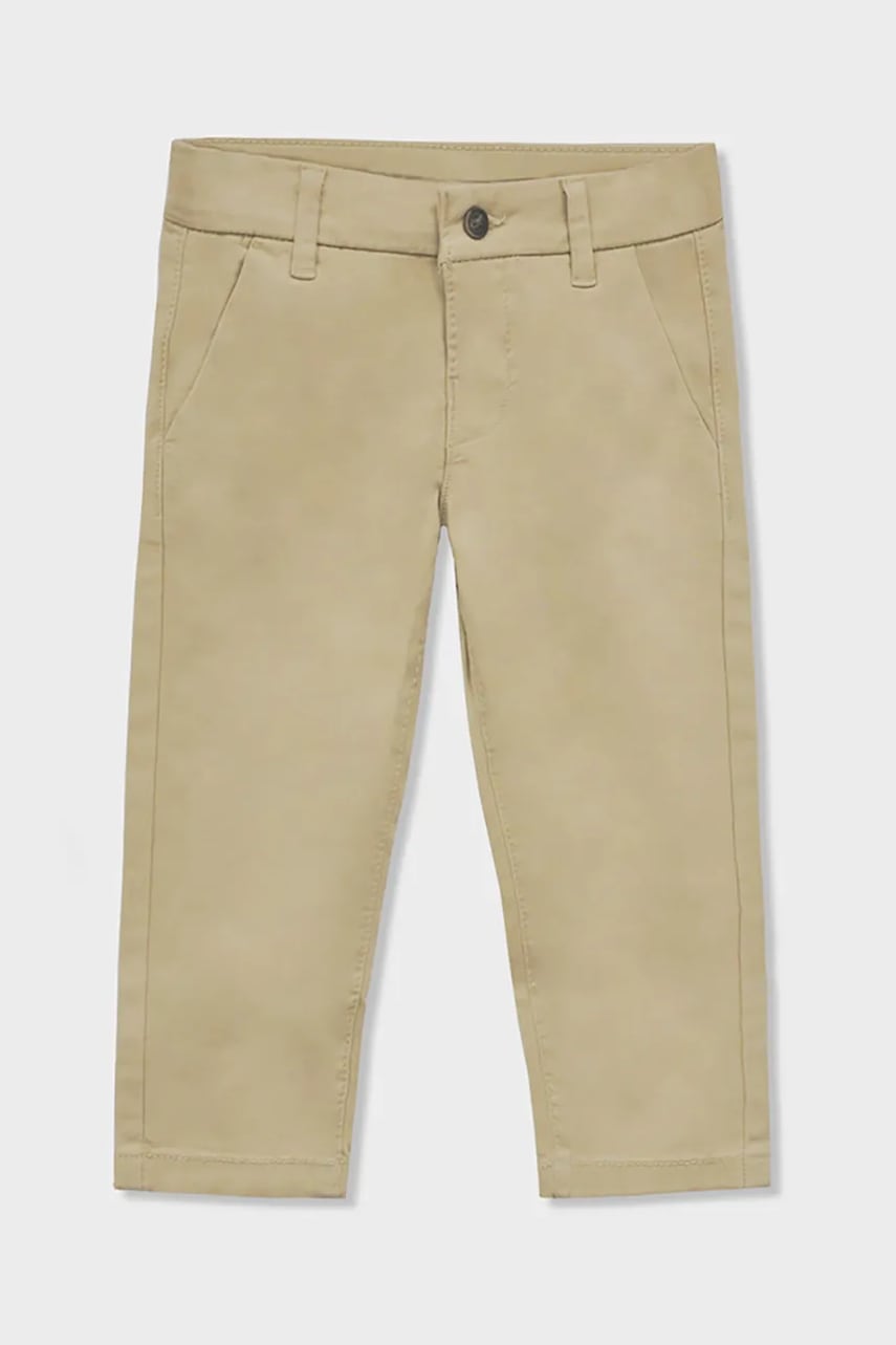 Mayoral pantaloni bebe culoarea bej, 521