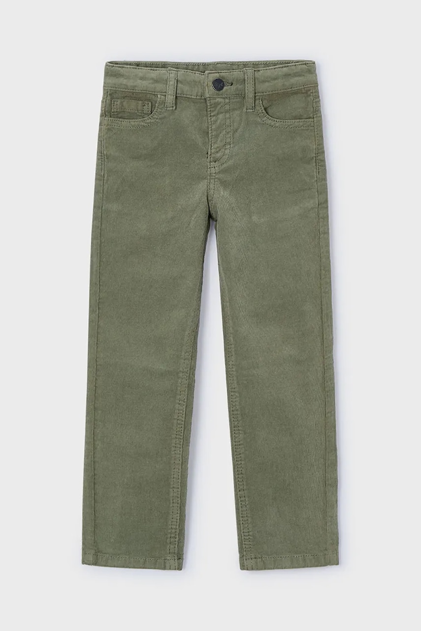 Mayoral pantaloni copii culoarea verde, 571