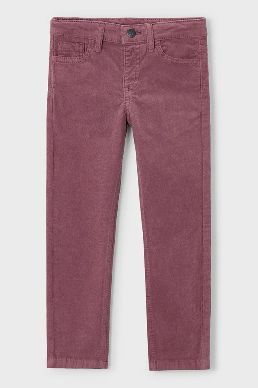 Mayoral pantaloni copii culoarea bordo, 571