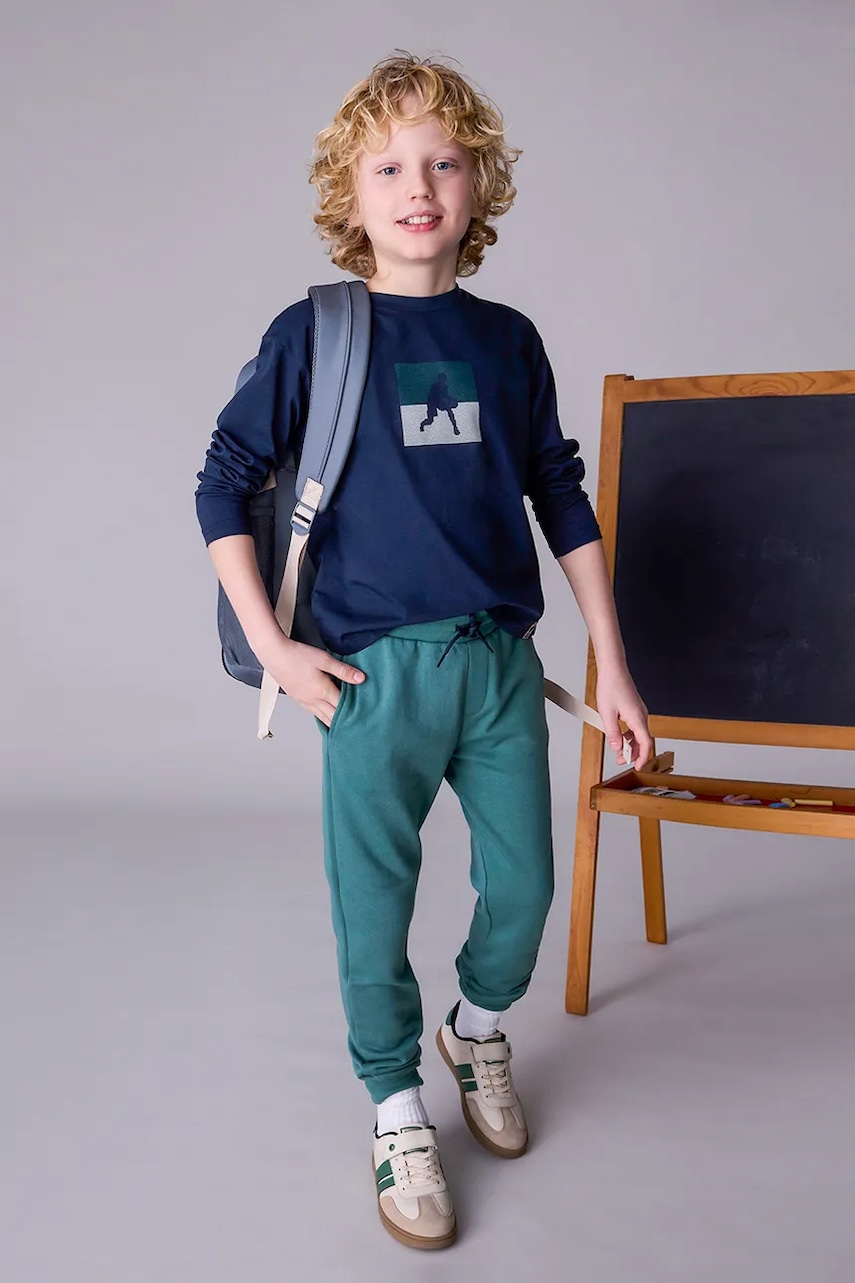 Mayoral pantaloni de trening pentru copii culoarea verde, 705