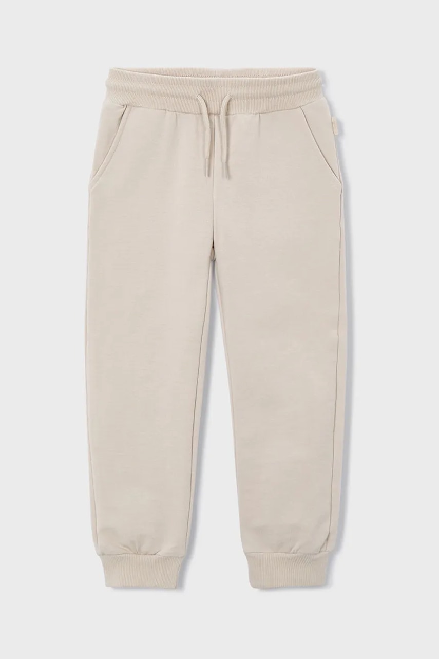 Mayoral pantaloni de trening pentru copii culoarea bej, 725