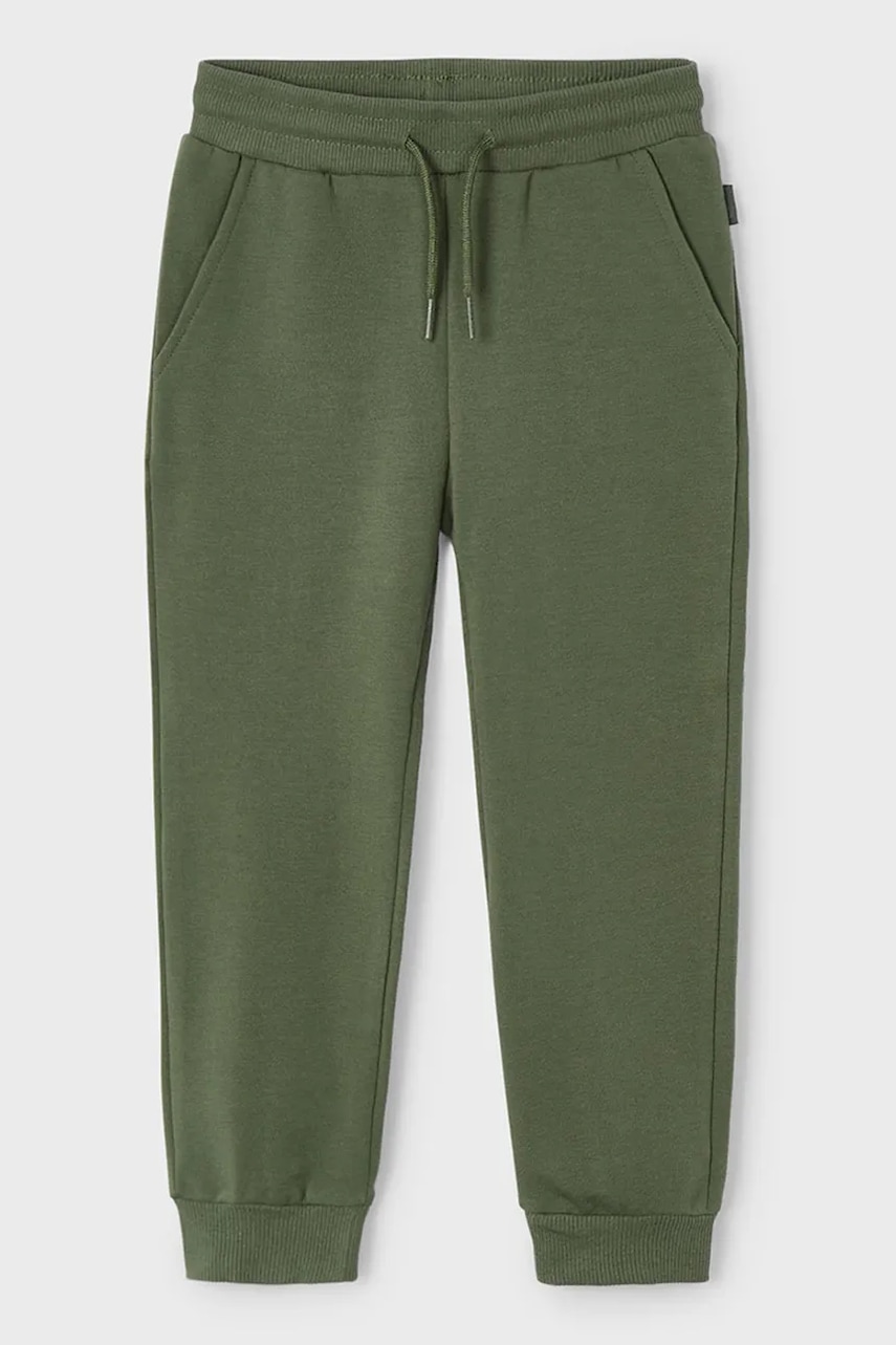 Mayoral pantaloni de trening pentru copii culoarea verde, 725