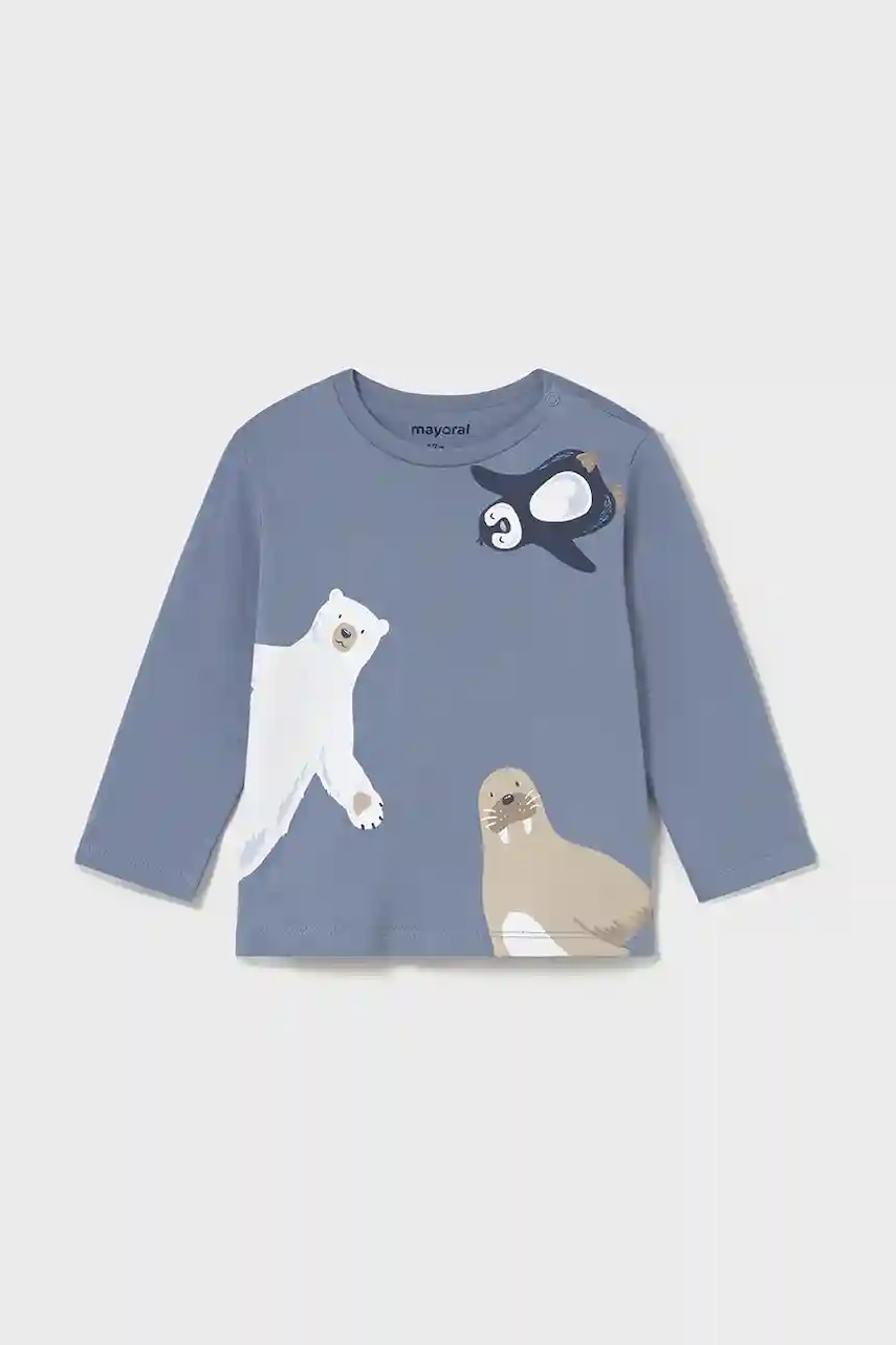 Mayoral longsleeve din bumbac pentru copii cu imprimeu, 2061