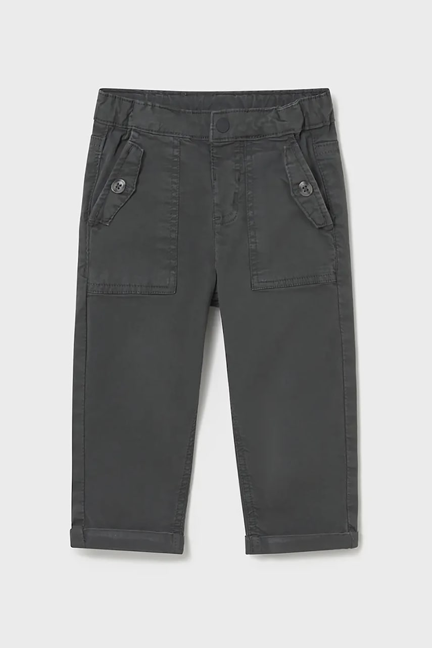 Mayoral pantaloni copii culoarea negru, uni, 2501