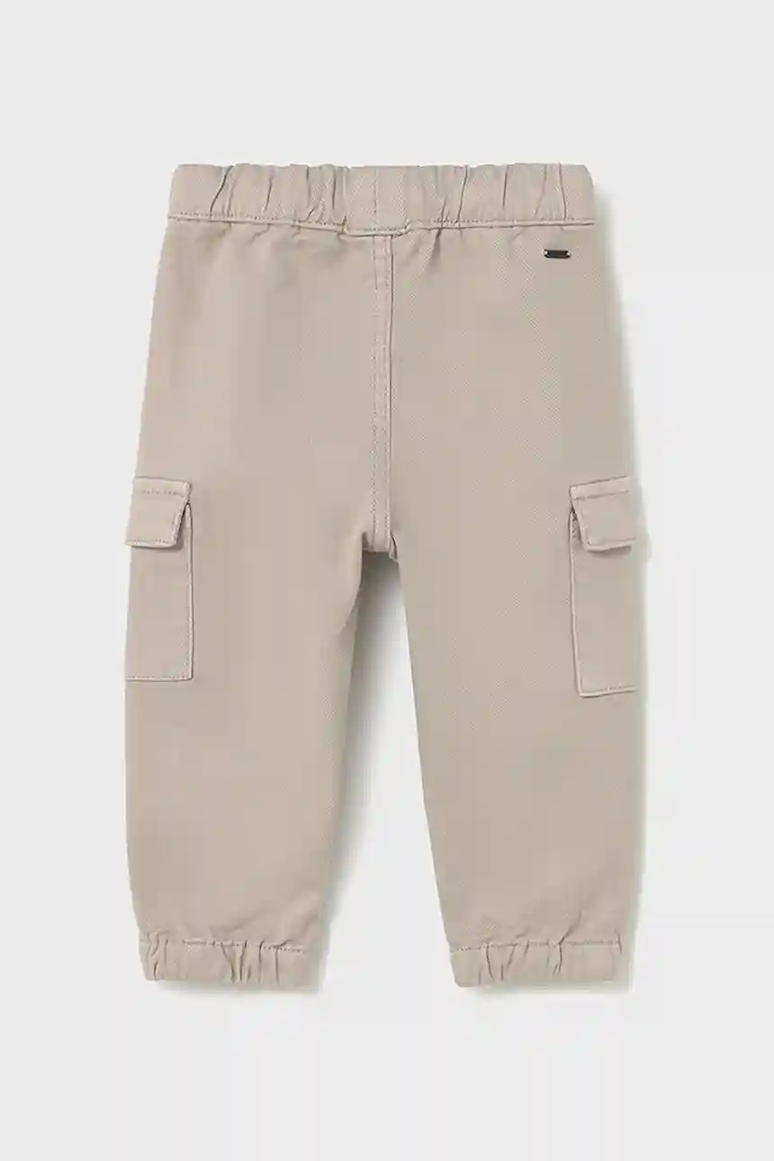 Детские брюки Mayoral Joggery cargo цвет коричневый однотонные 2506 Детские брюки Mayoral Joggery cargo цвет коричневый однотонные 2506