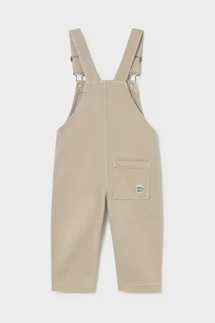 Детский комбинезон Mayoral serża soft цвет бежевый однотонная 2647