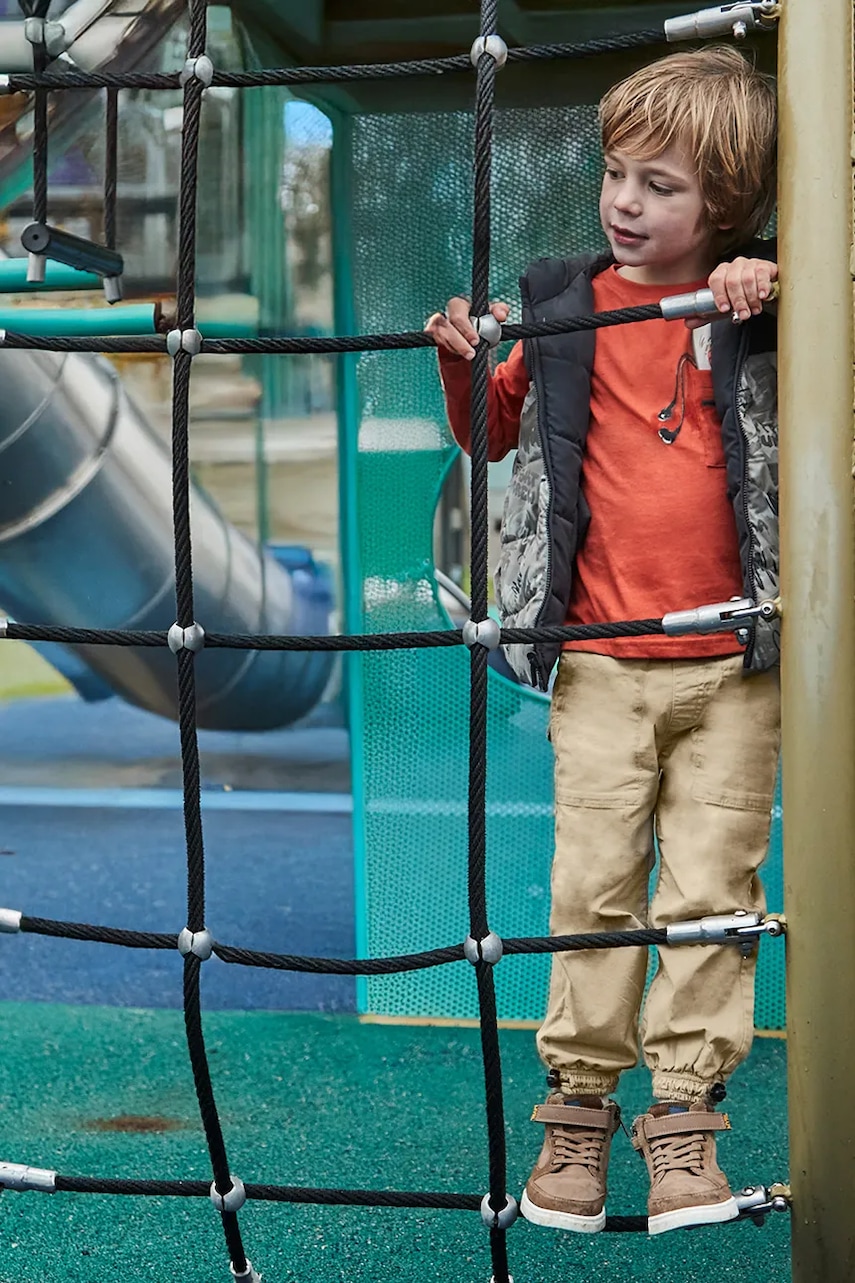 Mayoral pantaloni copii culoarea bej, uni, 4558