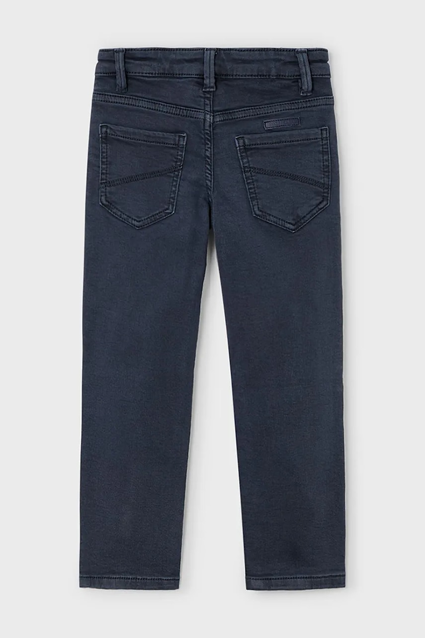 Детские брюки Mayoral soft regular fit цвет синий однотонные 4562 Детские брюки Mayoral soft regular fit цвет синий однотонные 4562