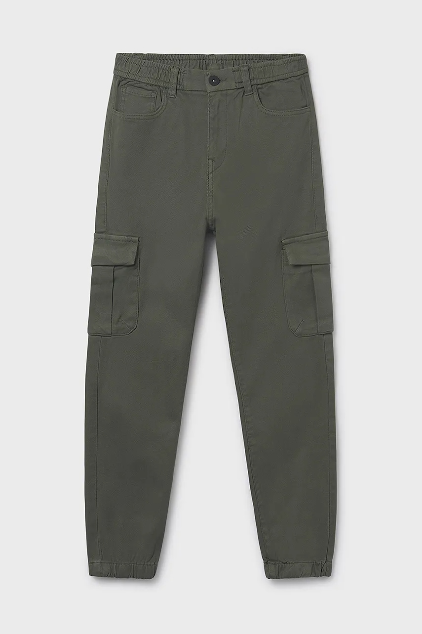 Mayoral pantaloni copii culoarea verde, 7559