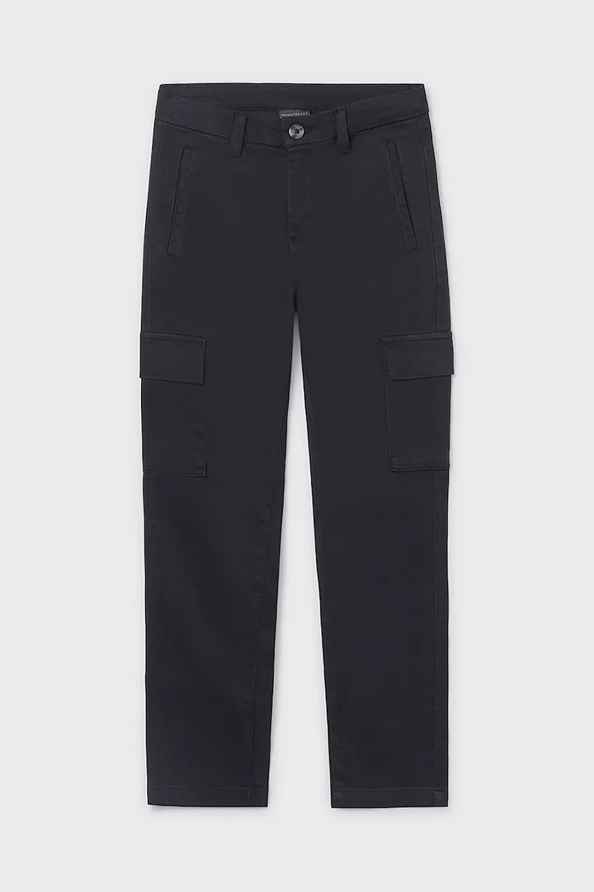 Mayoral pantaloni copii culoarea negru, uni, 7566